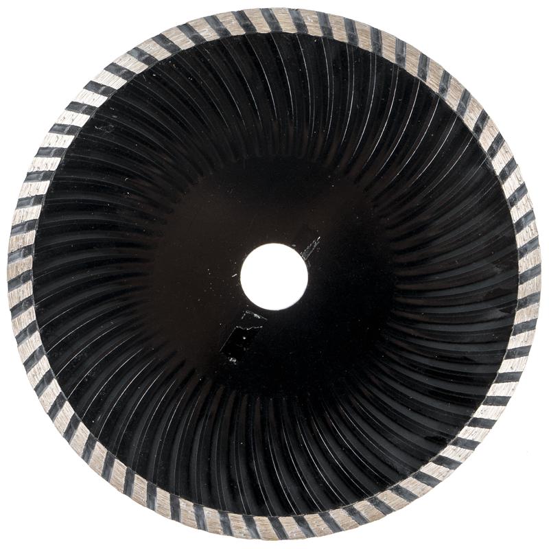 Отрезной алмазный диск для сухой резки Sparta Turbo 731235 (180x22,2 мм) алмазный диск sparta 731155 230x22 2 мм сегментный тип
