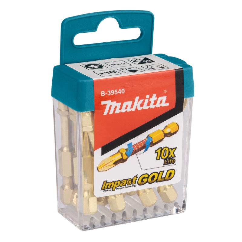 Набор насадок Makita Impact Gold B-39540 PZ, 50 мм, E-form (MZ) набор насадок makita impact premier e 03573 11 шт 25 мм c form ph pz t sl магнитный держатель