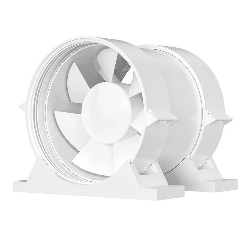 Канальный вентилятор в пластиковом корпусе Эра PRO 5 (осевой, диаметр воздуховода 125 мм) вентилятор для небольших помещений soler