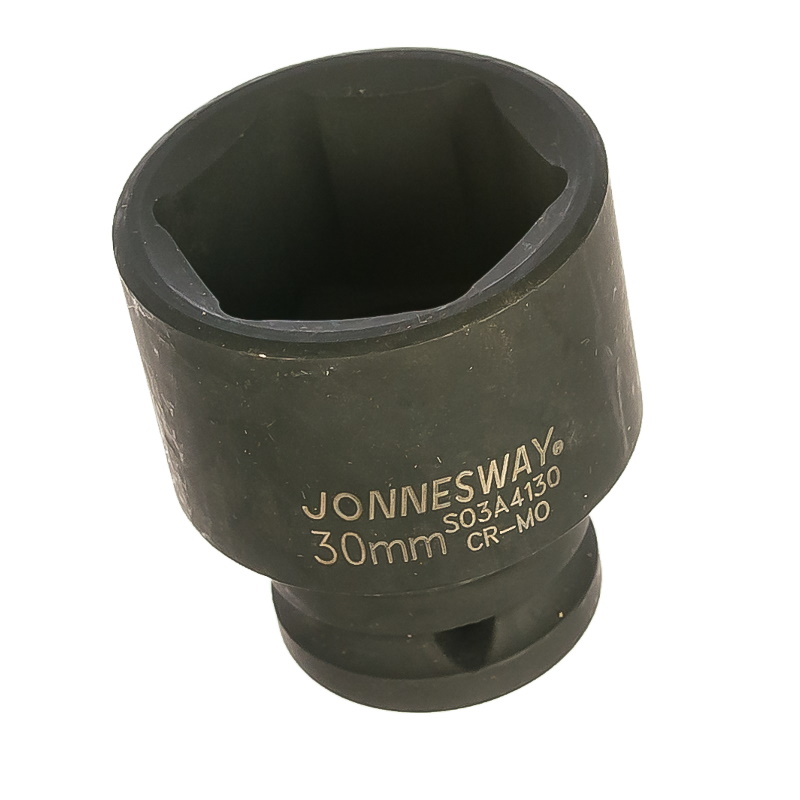 Торцевая ударная головка Jonnesway S03A4130 (посадочный 1/2 дюйма, 30 мм) торцевая ударная головка jonnesway s03a4130 посадочный 1 2 дюйма 30 мм