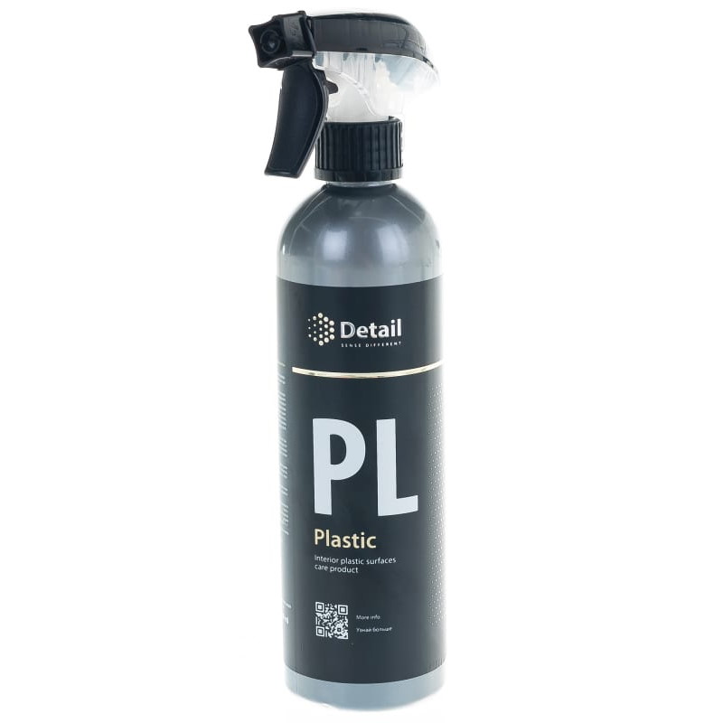 Полироль для пластика Detail PL Plastic DT-0112, 500 мл очиститель пластика detail