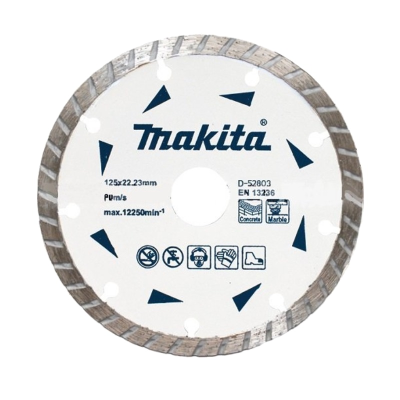Алмазный диск сплошной Makita Турбо по бетону/мрамору 