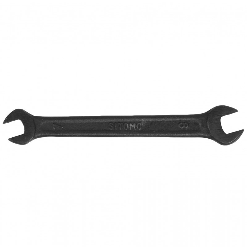 Ключ рожковый Sitomo SIT 7x8 мм (черный) ключ гаечный sitomo sit 10x11 мм длина 136 мм углеродистая сталь
