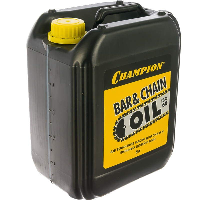 Масло для смазки цепей и шин Champion 952828, 5 л масло для цепей oleo mac chain lube биоразлагаемое 1 л