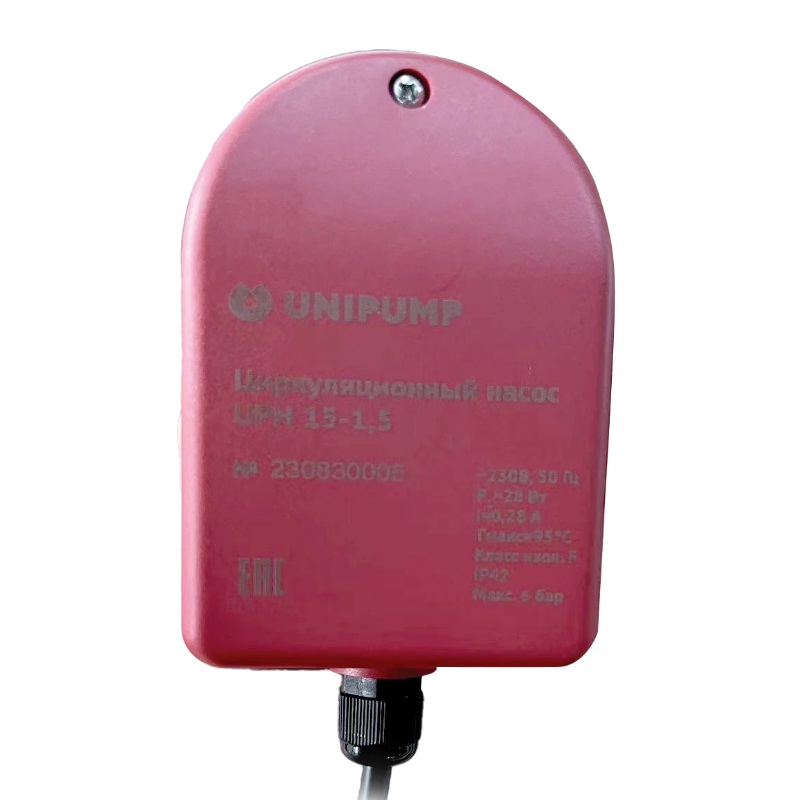 Технические характеристики - насос циркуляционный (ГВС) Unipump UPН 15 .