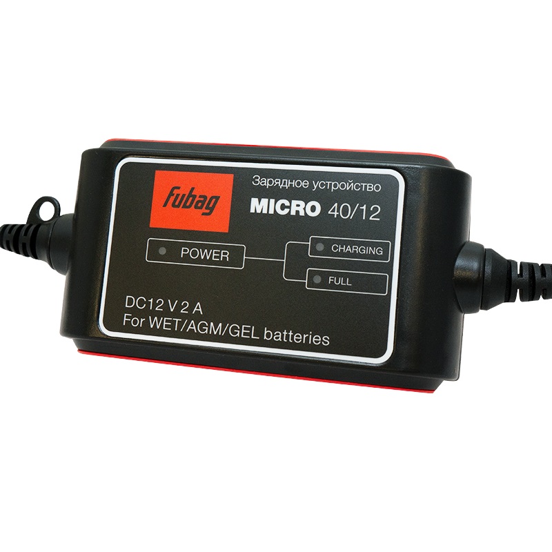 Зарядное устройство Fubag MICRO 40/12 68824 зарядное устройство husqvarna qc80 9673356 31 универсальная для всех батарей husqvarna