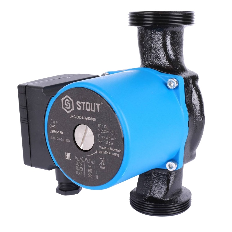 Насос циркуляционный Stout 32/60-180 SPC-0010-3260180 20 мм stout