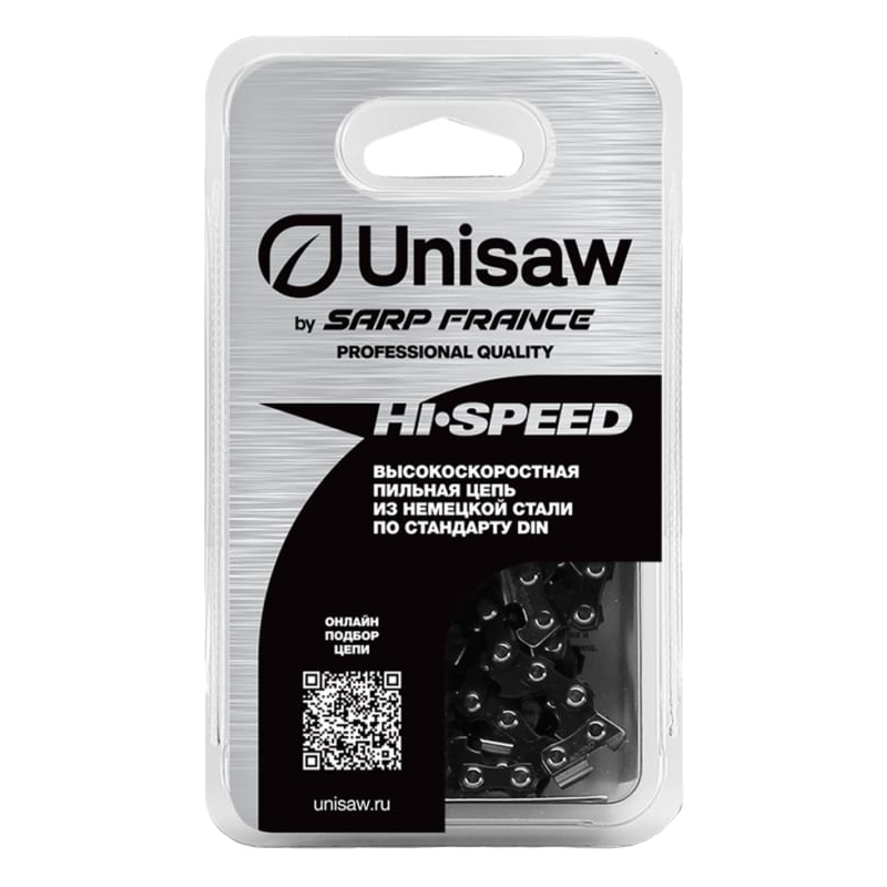 цепь для эл пилы unisaw professional quality 16 3 8 1 3 мм 57 звеньев Цепь для эл. пилы Unisaw Professional Quality 16