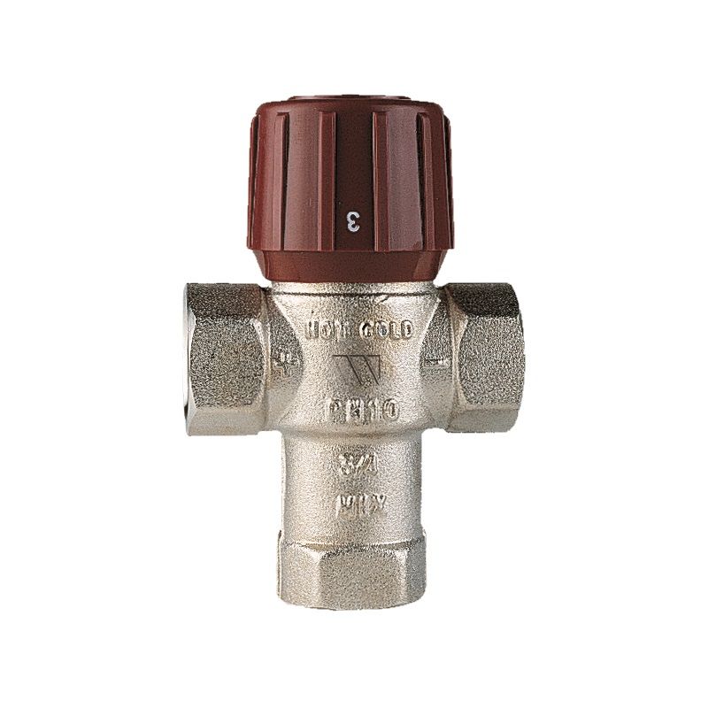 клапан термостатический прямой ростерм с термоголовкой 3 4 Термостатический смесительный клапан Watts AQUAMIX AM61C 3/4