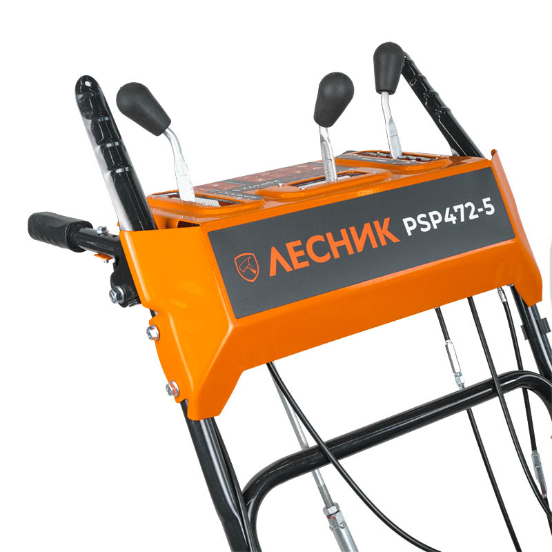 Бензиновый снегоуборщик Лесник PSP472-5 (7 л.с., электростарт от сети .