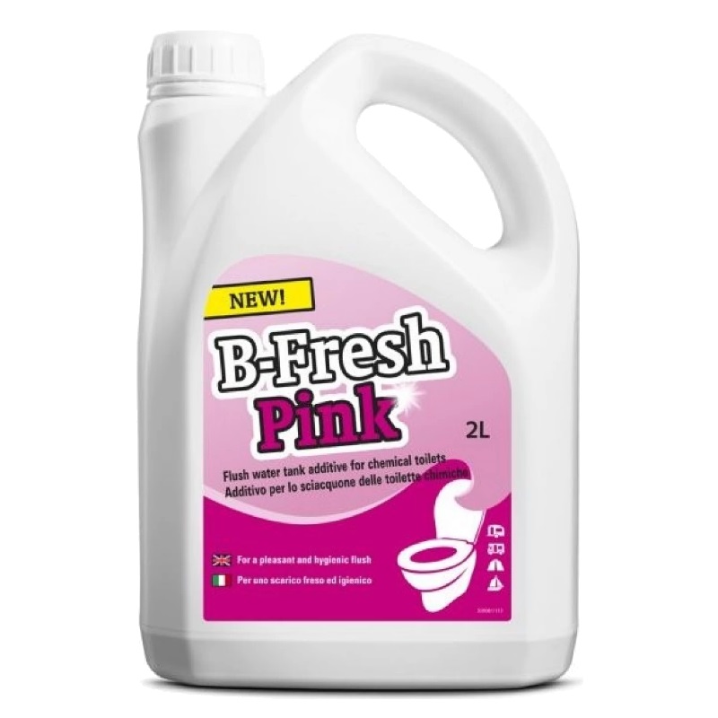 Жидкость для биотуалета Thetford B-Fresh Pink, 2 л жидкость для биотуалета thetford campa rinse plus 2 л