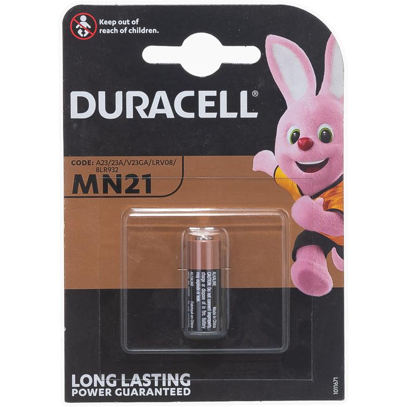 Элемент питания Duracell MN21 5000394011212 (12 В, 1 шт.) батарейка duracell aa mn1500 k2