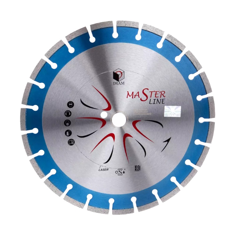 Алмазный отрезной диск по железобетону Diam Master Line 000503 (350x3.0x10x25.4 мм) алмазный диск по асфальту diam master line 000528 400x3 0x10x25 4 мм