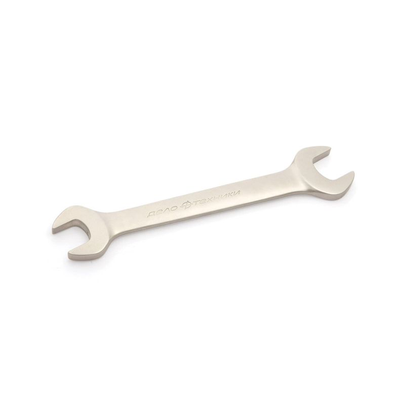 Ключ рожковый Дело Техники 510108 (размер макс 8 мм, мин 10 мм, материал cr-v) гаечный рожковый ключ frosp 19х22мм