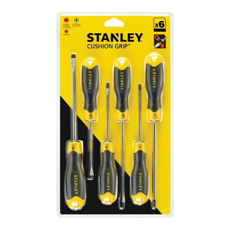 Набор отверток Stanley Cushion Grip 065007, 6 шт набор подарочный бархатные ручки с теплотой для тебя