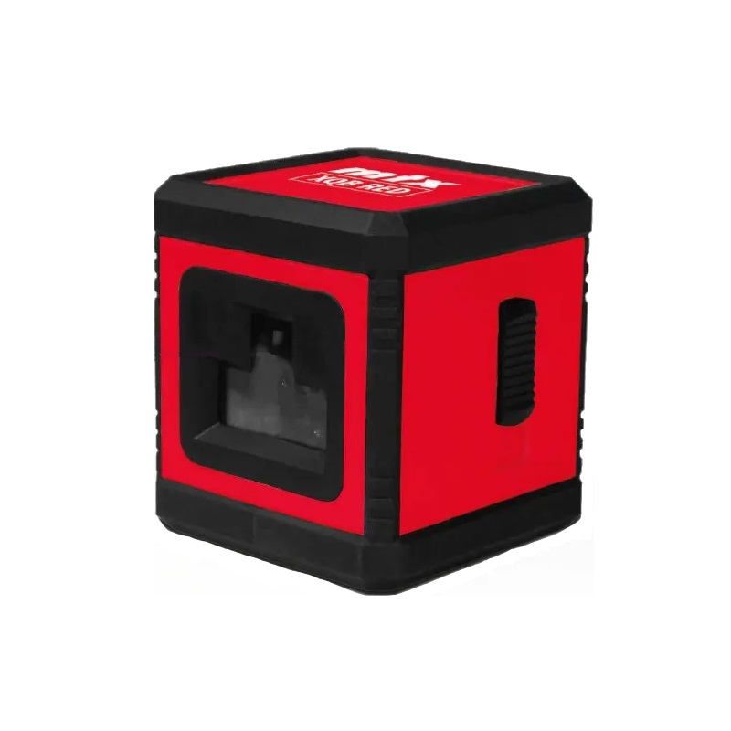 Лазерный уровень MTX XQB RED Pro SET (10 м, красный луч, батарейки, штатив) 350185