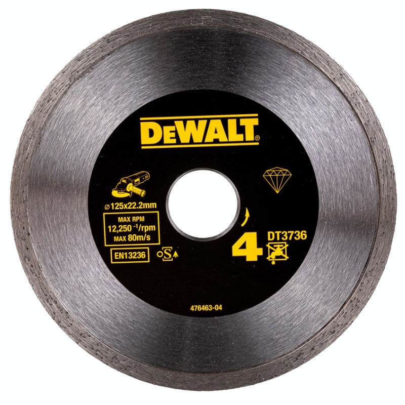 Алмазный диск DeWalt DT3736 (125x22.23x1.6x7 мм) диск алмазный по керамике rage 600127 125x22 23x1 6 мм