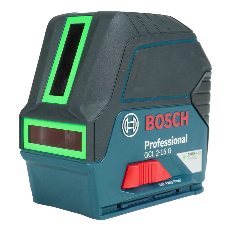 Лазерный нивелир Bosch GCL 2-15 G 0.601.066.J00, с держателем RM1-BM3 и кейсом нивелир лазерный elitech hd ln 12d зеленый луч 20 м
