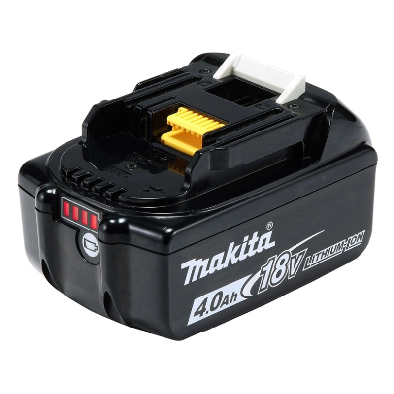 Аккумулятор Makita BL1840B 632G58-9 (LXT 18В, 4Ач, индикатор заряда) аккумулятор makita bl1420g 191n76 3 li ion 14в 2 0aч
