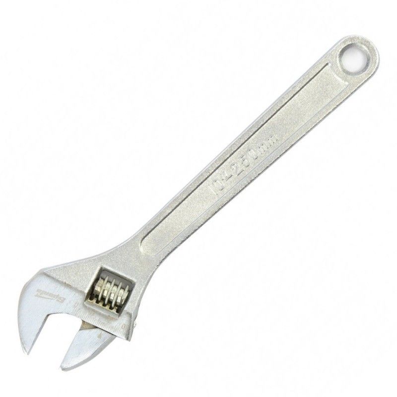 Разводной ключ Sparta 155305 (длина 250 мм, расстояние губок 30 мм) ключ разводной sparta 15541 150 мм двухкомпонентная рукоятка