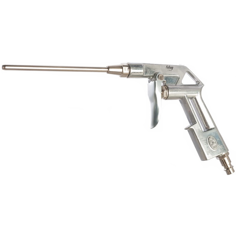 Удлиненный продувочный пистолет Fubag DGL 170/4 110122 (давление 4 бара, расход воздуха 170 л/мин) продувочный пистолет fubag dg 170 4 110121 8641882 давление 4 бара расход воздуха 170 л мин тип соединения рапид