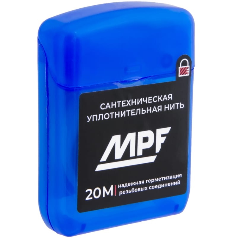 Нить сантехническая MasterProf MP-У ИС.131453, для резьбовых соединений, 20 м фиксатор резьбовых соединений rusbond