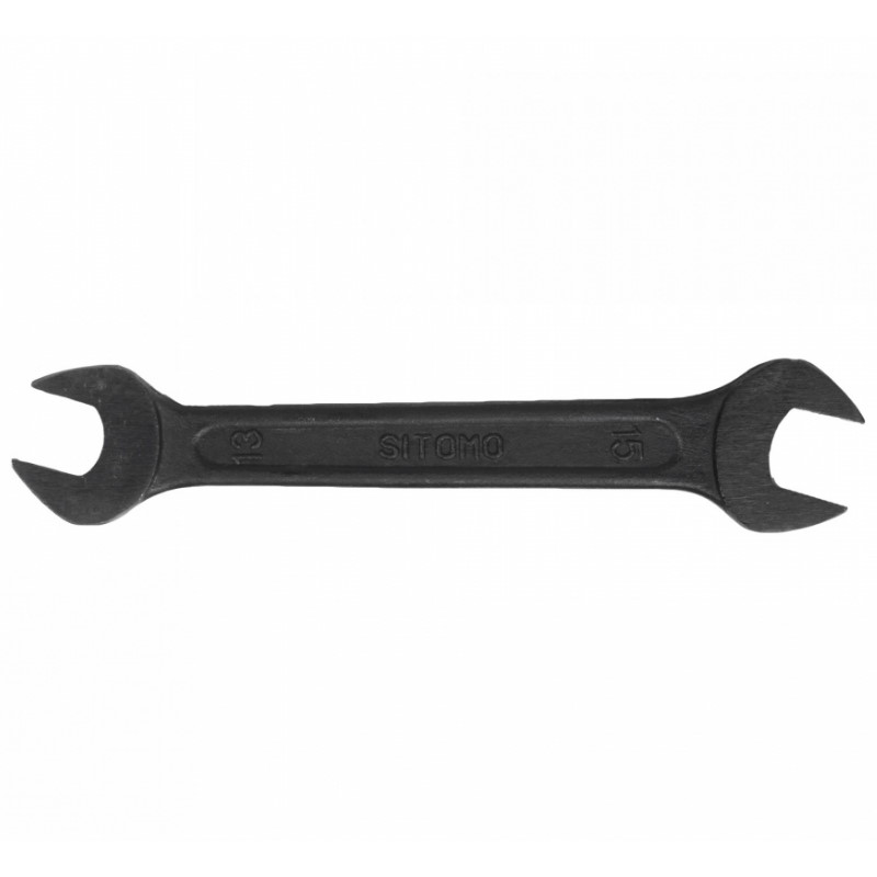 Ключ рожковый Sitomo SIT 13x15 мм (черный) ключ гаечный рожковый двусторонний оксидированный sitomo 18x19 мм sit