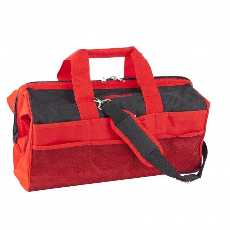 Строительная сумка для инструмента и оборудования Matrix 90252 (18 карманов, ремень и ручки, жесткое дно)
