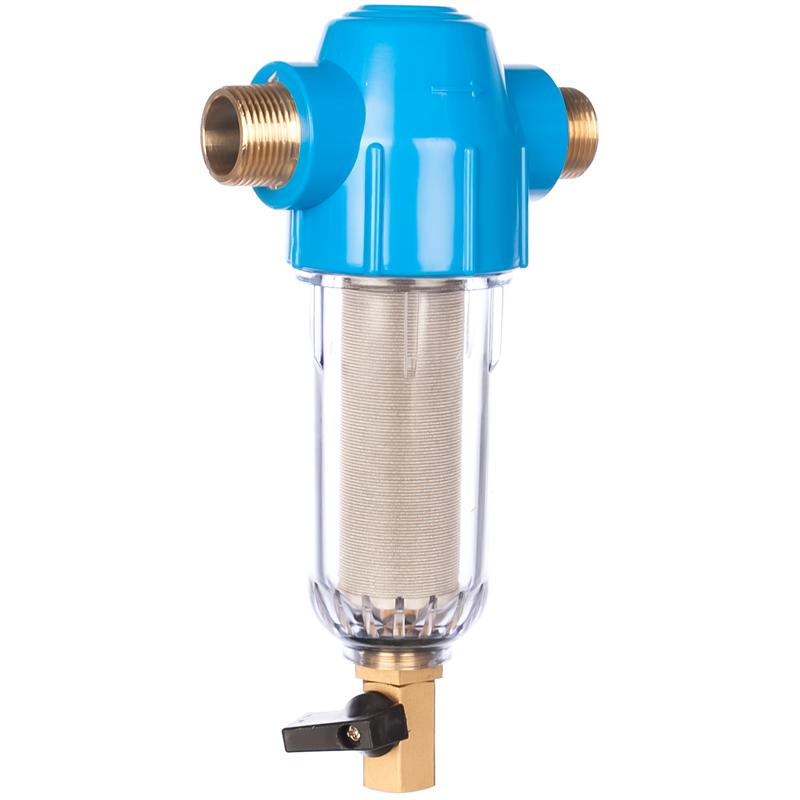 Промывной фильтр Гейзер Хит, 3/4, 100 мкм сменный модуль для систем фильтрации воды гейзер корпус 10 sl 3 4 для гор воды 50547