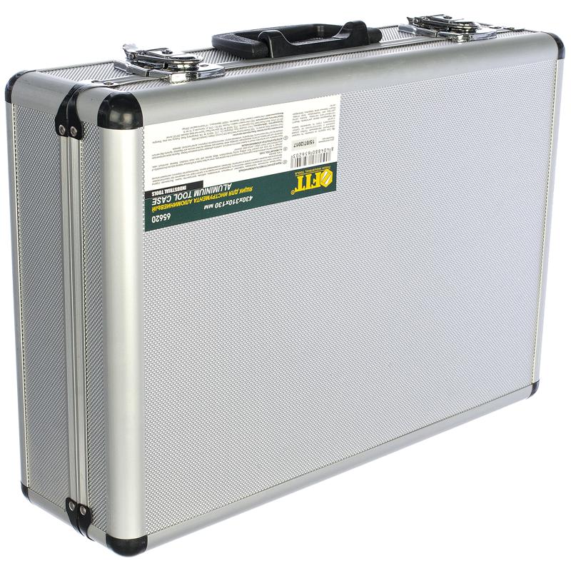 Прочный ящик для инструмента Fit 65620 (430х310х130 мм, алюминиевый), вес 1.88 кг инструментальный ящик ingco htb03