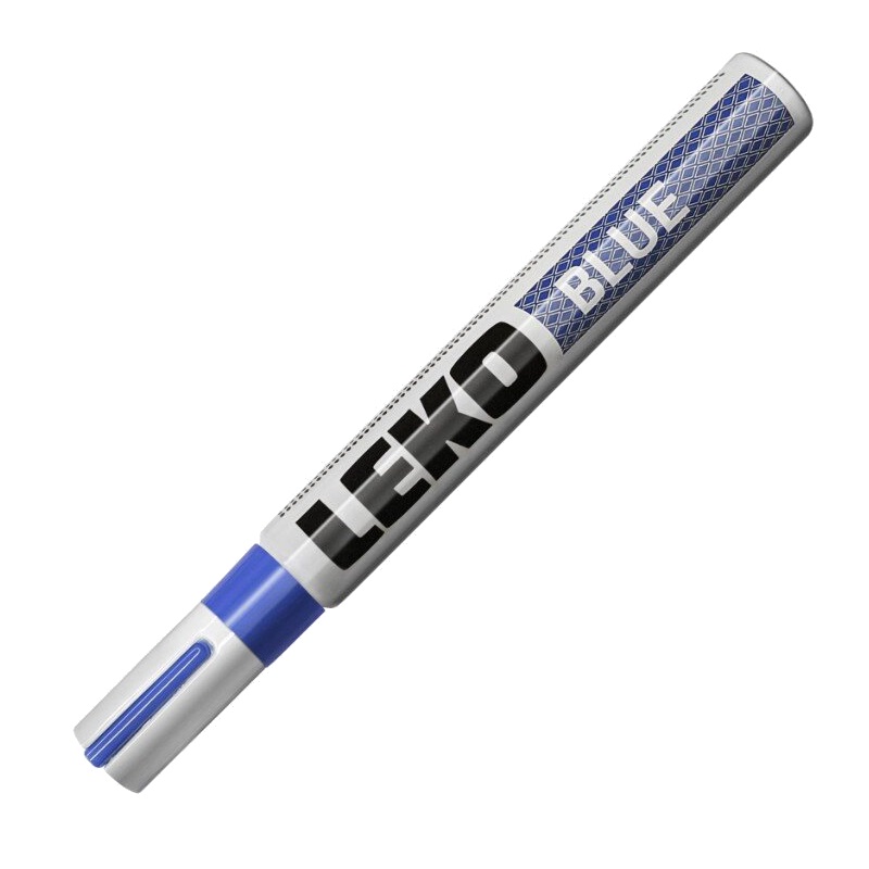 Маркер с нитроэмалью Lekon, синий, 011604 маркер декоративный лаковый edding 750 2 4 мм с круглым наконечником синий