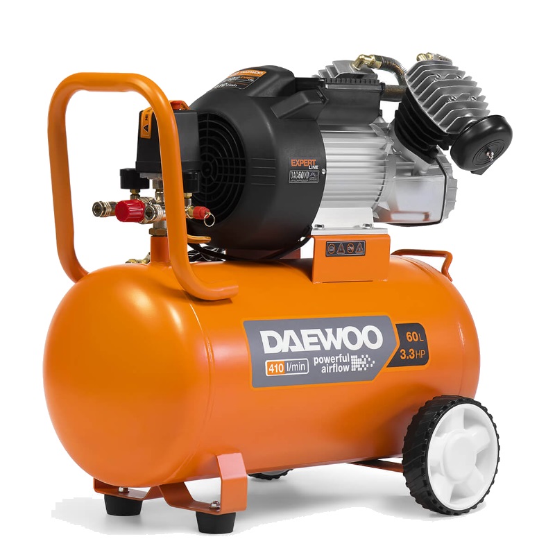 Компрессор поршневой Daewoo DAC 60VD 3 поршневой кольцевой компрессор 53 125mm двигатель храповой тип ремонт инструменты