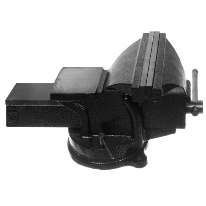 Тиски РемоКолор 44-4-212 (поворотные, ширина губок 125 мм, наковальня) тиски слесарные ремоколор 44 4 215 поворотные с наковальней 150мм