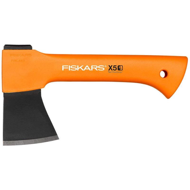 Топор туристический малый Fiskars Х5 (X5-XXS) 121123  (1015617) нож сантоку с чехлом для заточки ever sharp k2579024