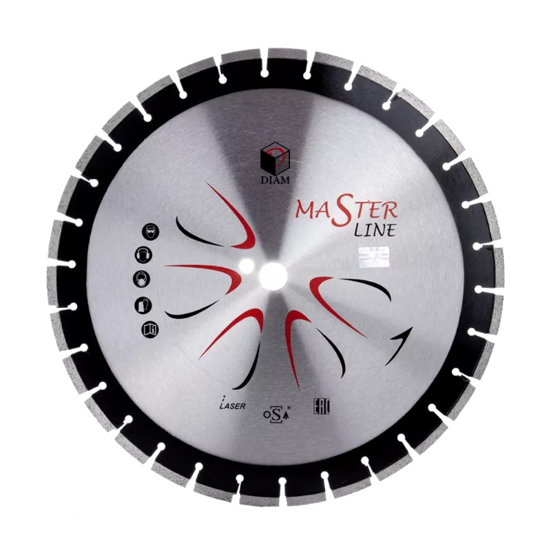 Алмазный диск по асфальту Diam Master Line 000529 (450x3.4x10x25.4 мм) алмазный диск diam extra line granite elite 000218 300x2 0x7 5x32 25 4 мм