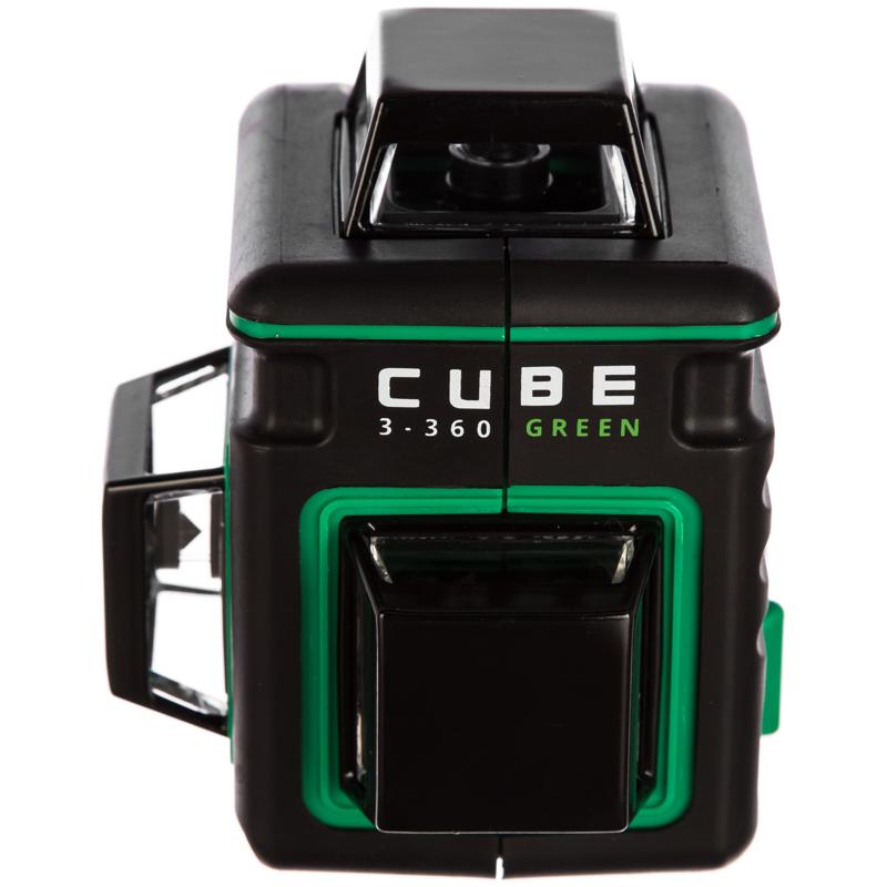 Лазерный уровень Ada CUBE 3-360 GREEN Basic Edition (горизонталь, вертикаль, источник питания 3 AA) лазерный уровень ada cube 360 green basic edition а00672