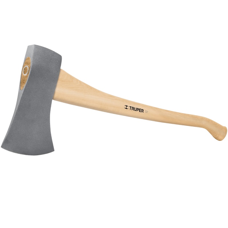 Топор Truper HB-2-1/4M 14956, 1 кг, рукоятка из орехового дерева топор с деревянной ручкой 0 6 кг 32 5 см