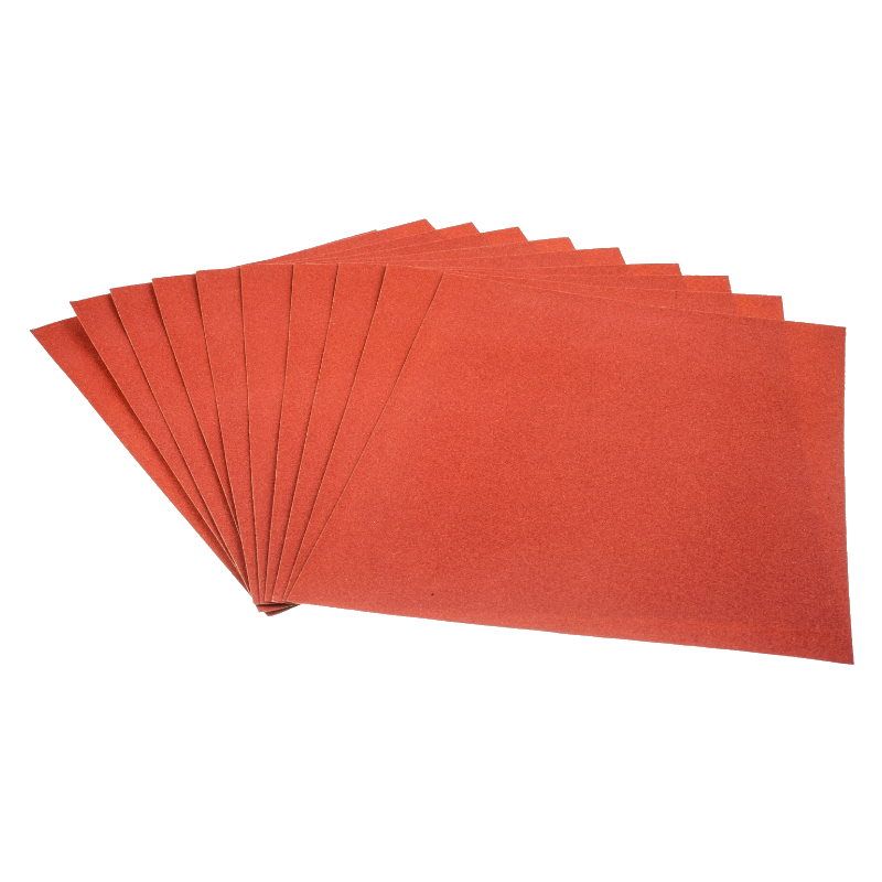Шлифовальный лист на бумажной основе, оксид алюминия, водостойкий РемоКолор 32-5-108 Р80, 220х270мм, 10шт. акрил liquitex heavy body 59 мл красный оксид