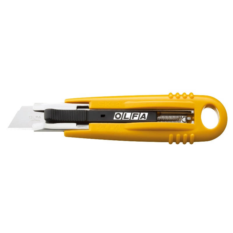 Нож с выдвижным лезвием и возвратной пружиной Olfa OL-SK-4, 17.5 мм нож olfa ol ol с выдвижным лезвием для ковровых покрытий 18 мм