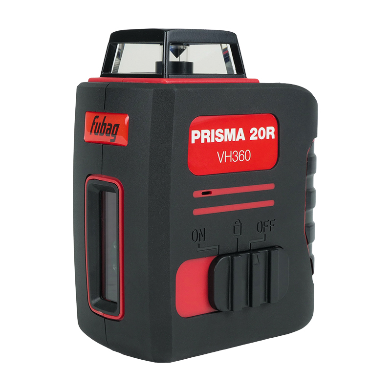 Лазерный уровень Fubag Prisma 20R VH360 31629 (автоматическое выравнивание, 2 луча, вес 0.3 кг) строительный уровень для водных работ кобальт
