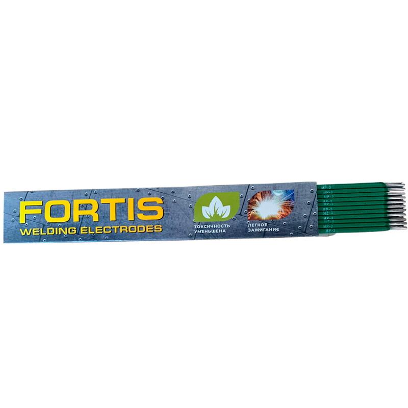 Сварочные электроды для сварки нержавеющих сталей FORTIS МР-3 4мм (5кг) электроды fortis мр 3 3мм 2 5кг