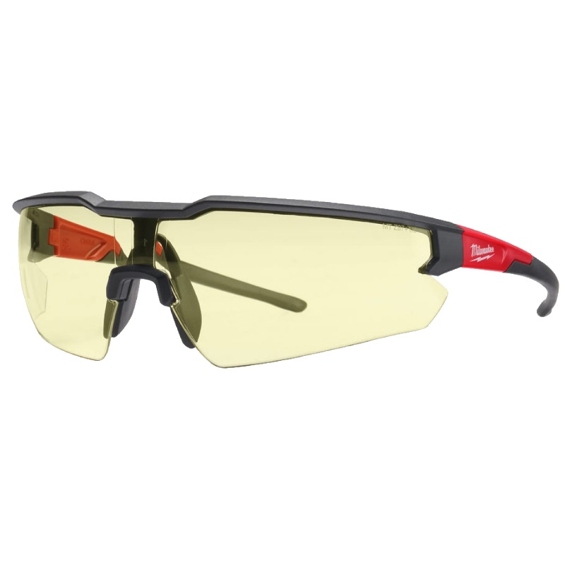 Защитные очки Milwaukee Enhanced для автосервиса с покрытием AS/AF (открытые, желтые) led xg 288 2 2m 230v желтые led на черн с контр
