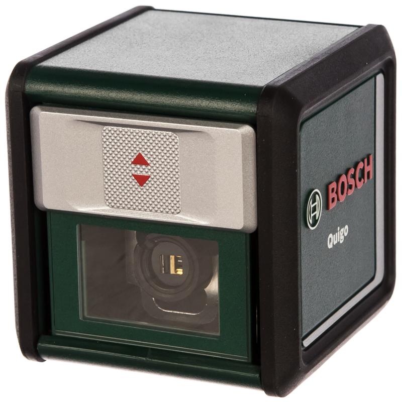 Лазерный нивелир Bosch Quigo 0.603.663.521 (автоматическое выравнивание, 2 луча, вес 0.22 кг) лазерный нивелир metabo pl 5 30 606164000
