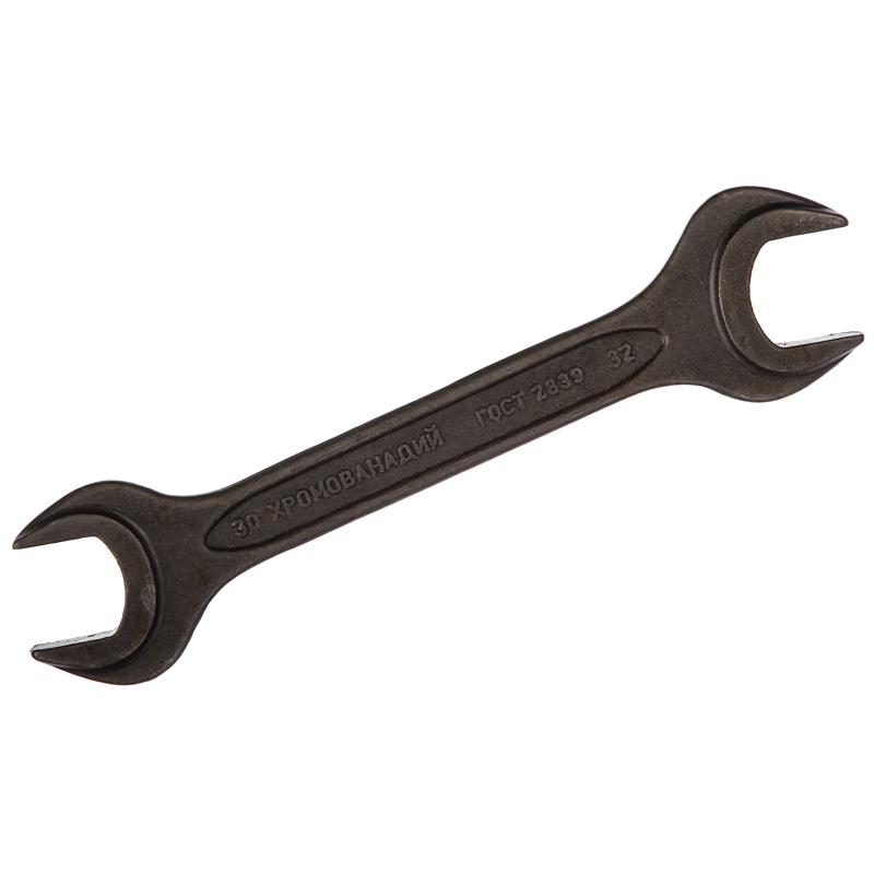 Ключ рожковый Сибртех 14332, 30х32 мм ключ имбусовый шестигранный сибртех 12352 22 мм