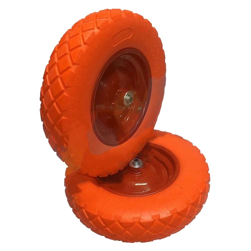 запасное полиуретановое колесо для тачки 77556 fit Колесо пенополиуретан Mawipro PU1612 16