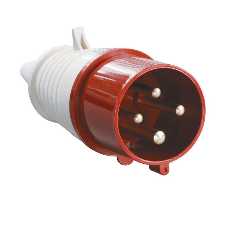 Вилка электрическая кабельная IEK ССИ-024 (32 А, 3P+PE, 380 В, IP44) PSR02-032-4