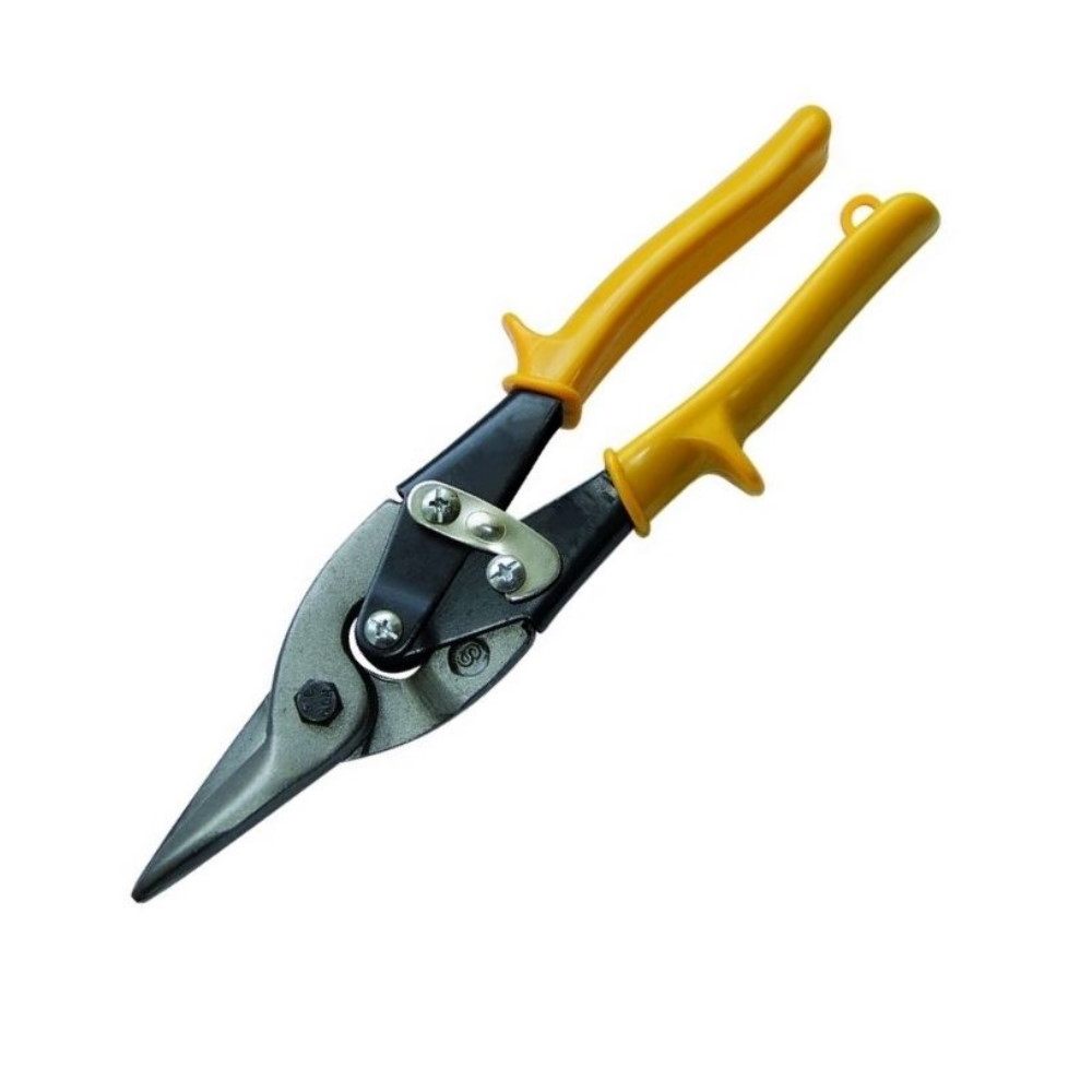 Ручные ножницы по металлу Лакра 3509001 (длина 250 мм, прямой тип, вес 0.34 кг, блокировочный замок) гидравлические ручные ножницы квт