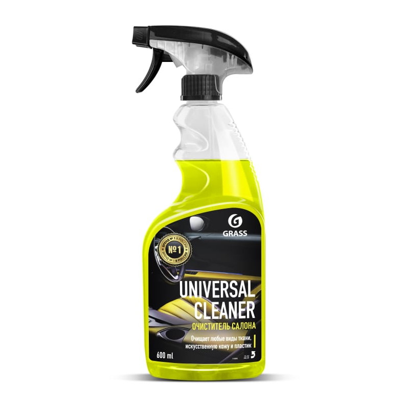 Очиститель салона Grass Universal сleaner 110392, 600 мл универсальное моющее средство grass universal cleaner prof 0 6 л