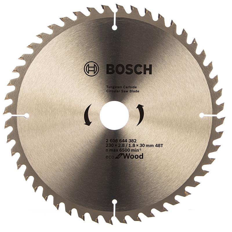 Пильный диск по дереву Bosch 2.608.644.382 (230x30 мм, 48 зубьев) для ручных циркулярных пил диск пильный по дереву bosch