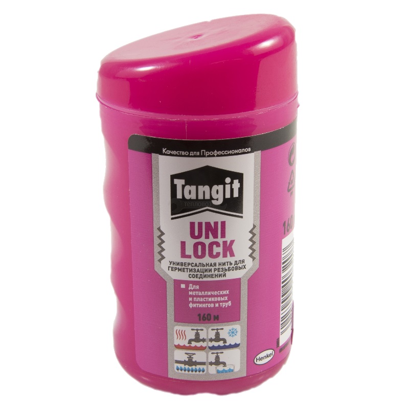 Нить для герметизации резьбы Henkel Tangit Uni-Lock (160 м) shimano втулка передняя shimano hb rs470 32h c lock ось 12мм old 100мм